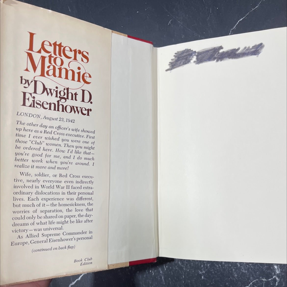 dwight d. eisenhower letters to mamie book, by john s. d. eisenhower, 1978 Hardcover image 4