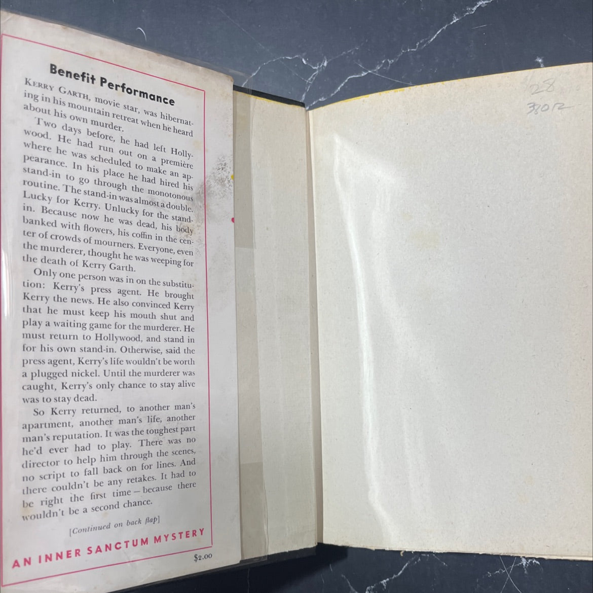 e deep an inner sanctum mystery benefit performance book, by richard sale, 1946 Hardcover image 4