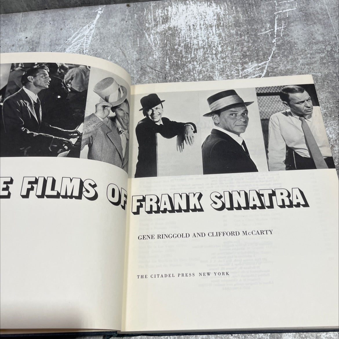 e films of frank sinatra book, by gene ringgold and clifford mccarty, 1971 Hardcover image 2