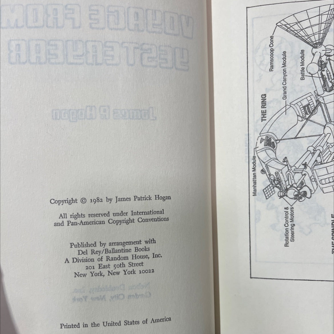 e voyage from yesteryear book, by James P. Hogan, 1982 Hardcover image 3