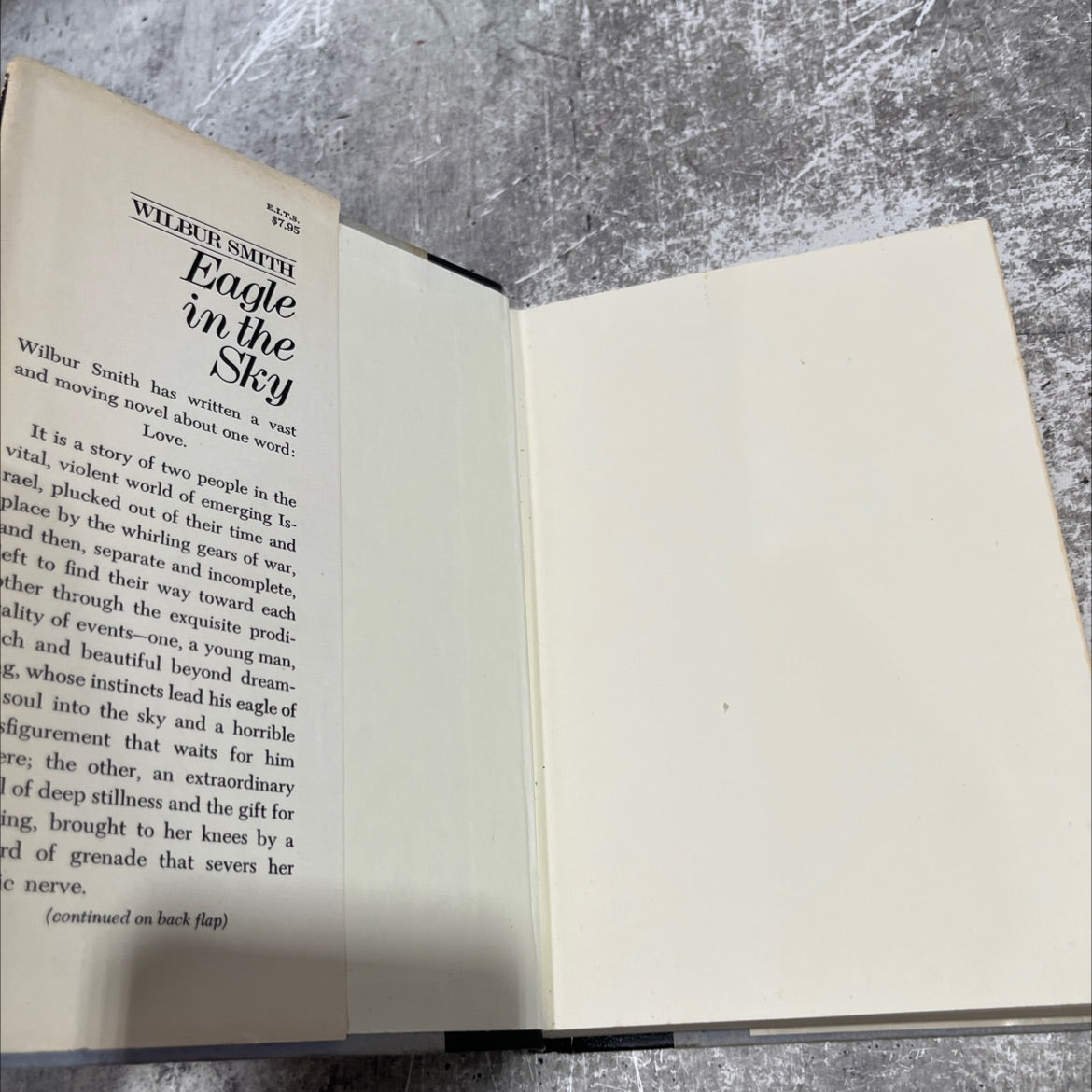 eagle in the sky book, by Wilbur Smith, 1974 Hardcover image 4