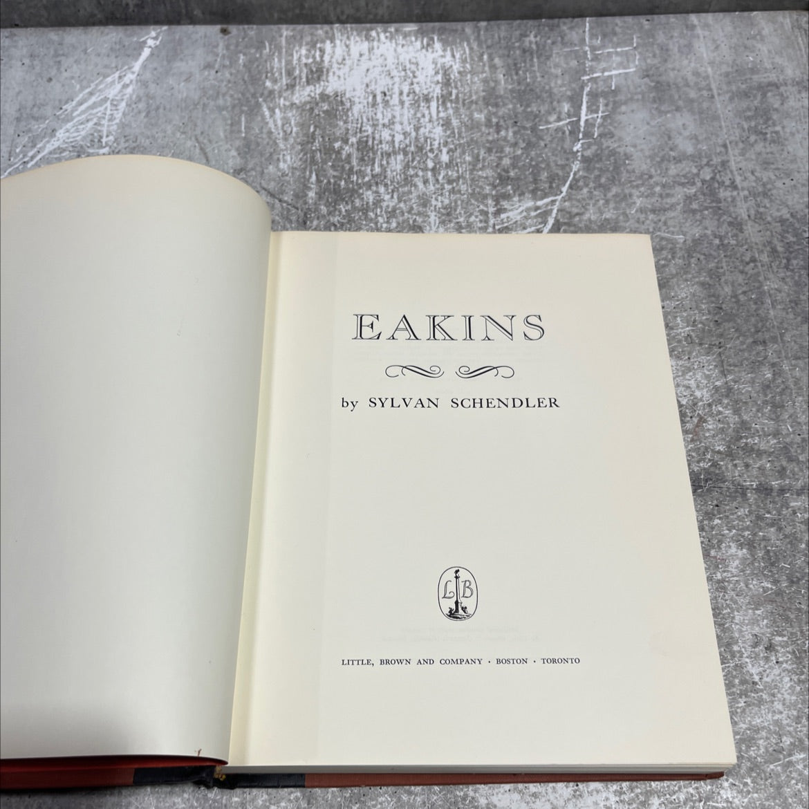 eakins book, by sylvan schendler, 1967 Hardcover image 2
