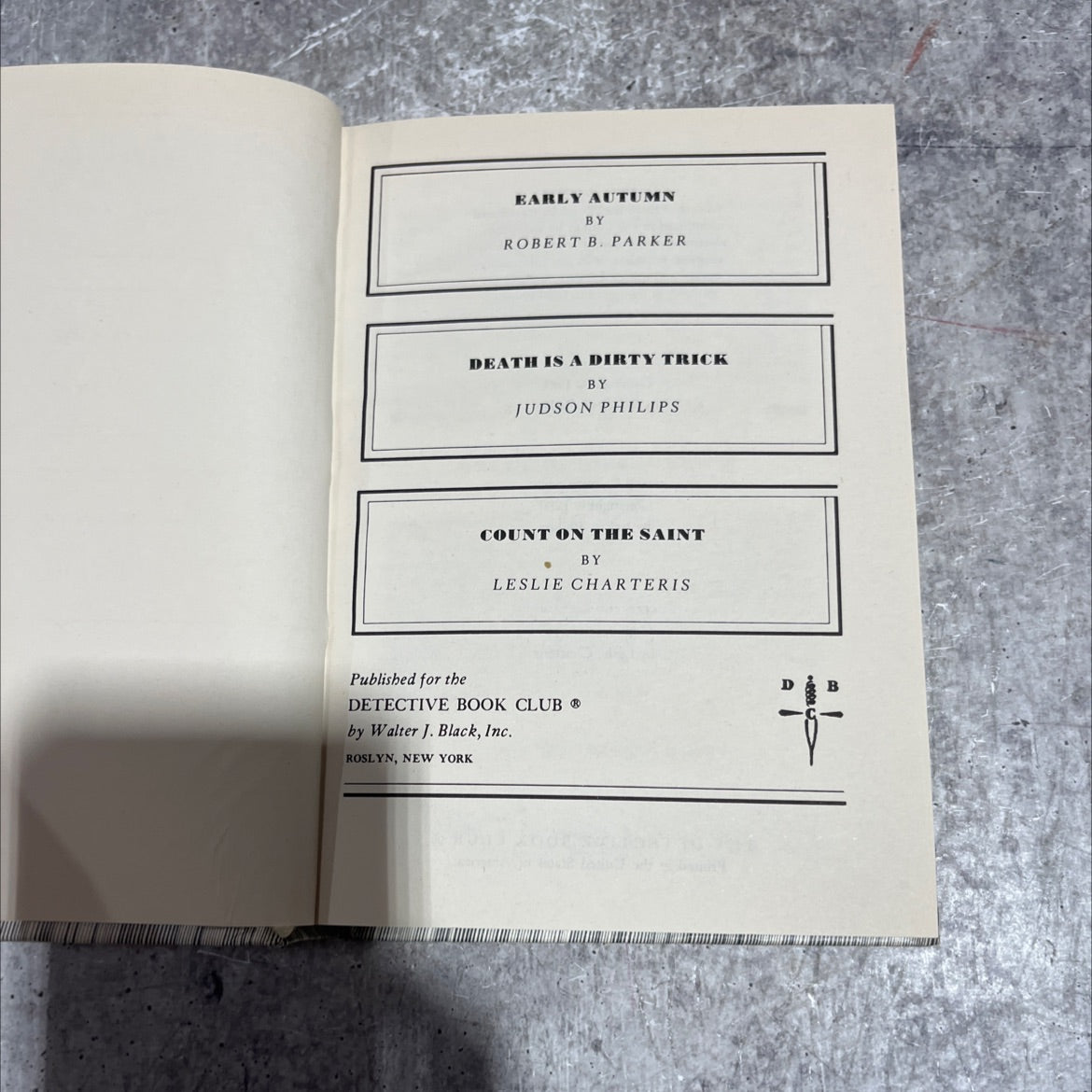 early autumn book, by robert b. parker, 1981 Hardcover image 2