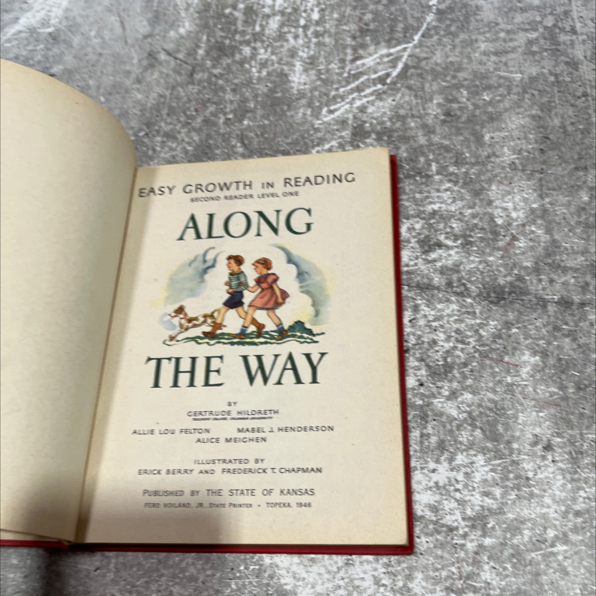 easy growth in reading second reader level one along the way book, by gertrude hildreth alle low felton mabel j image 2