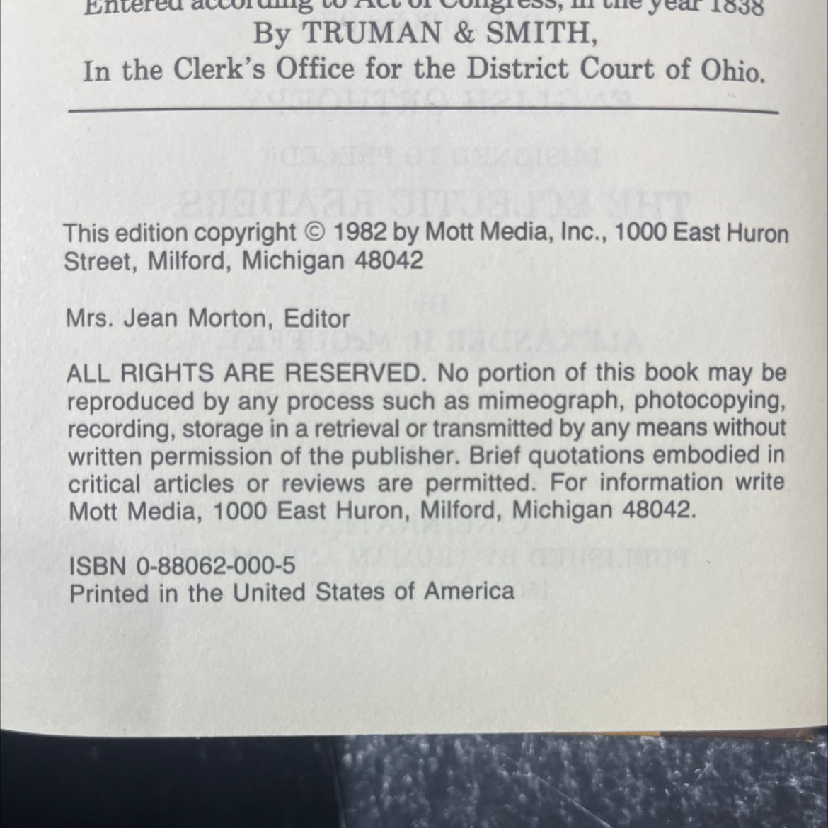 eclectic progressive spelling book on an improved plan book, by alexander h. mcguffey, 1982 Hardcover image 3