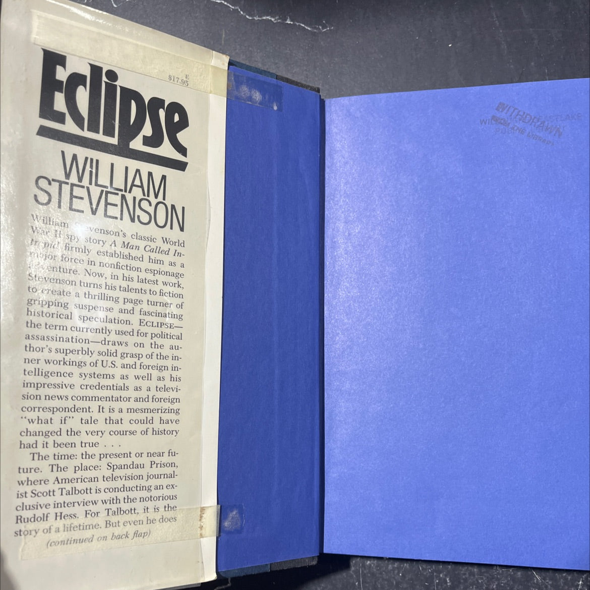 eclipse book, by william stevenson, 1986 Hardcover image 4