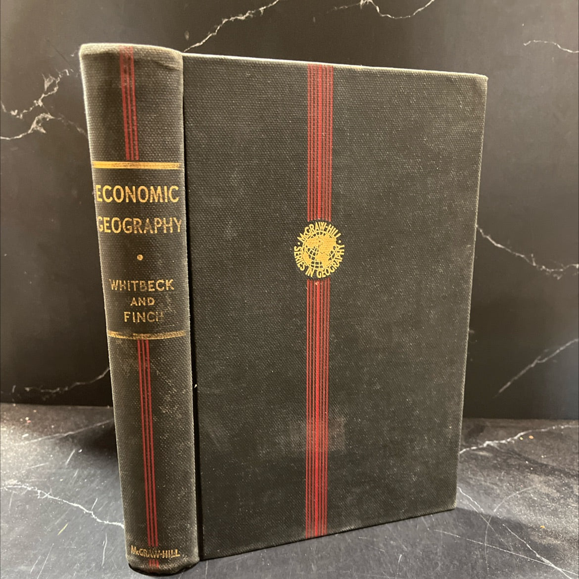 economic geography book, by R. H. Whitbeck, V. C. Finch, 1941 Hardcover image 1