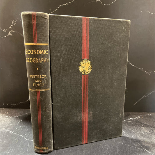economic geography book, by R. H. Whitbeck, V. C. Finch, 1941 Hardcover image 1