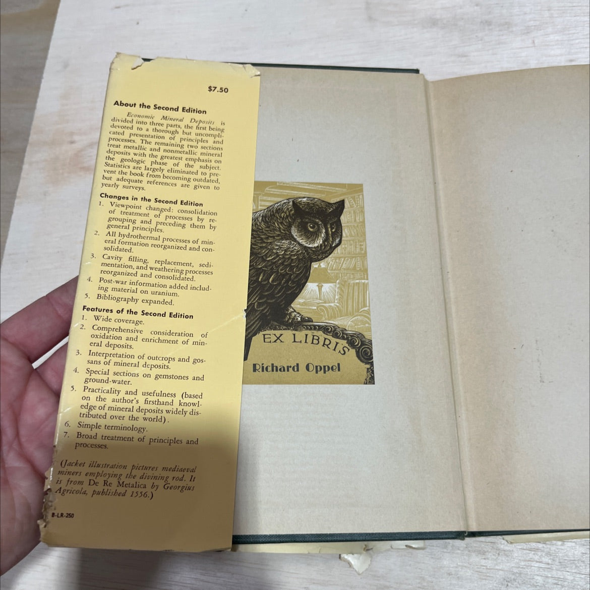 economic mineral deposits book, by alan m. bateman, 1950 Hardcover image 4