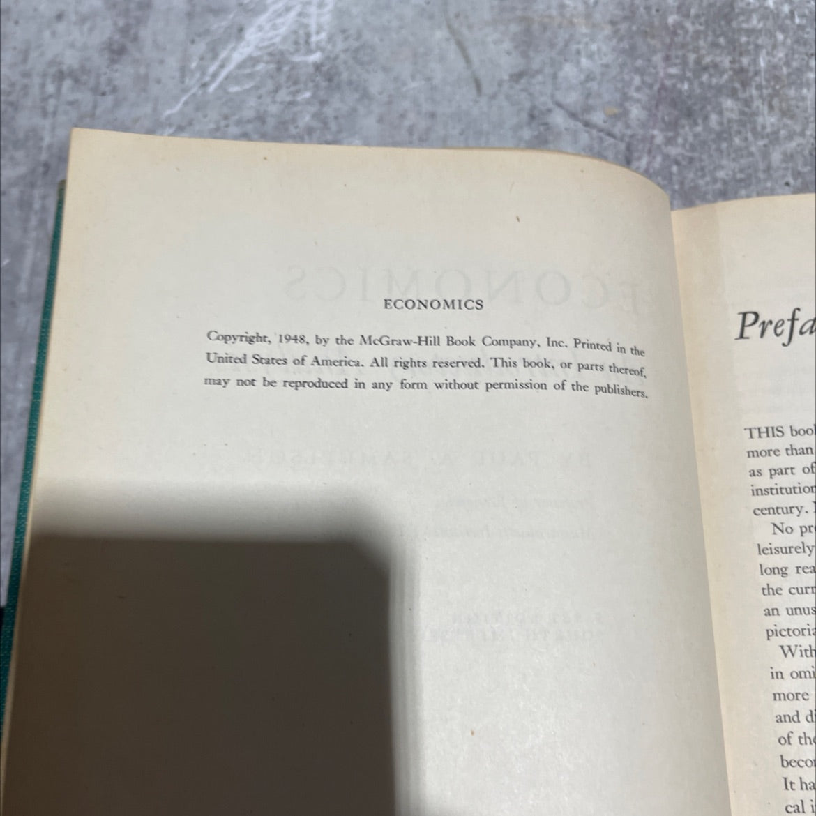 economics an introductory analysis book, by paul a. samuelson, 1948 Hardcover image 3