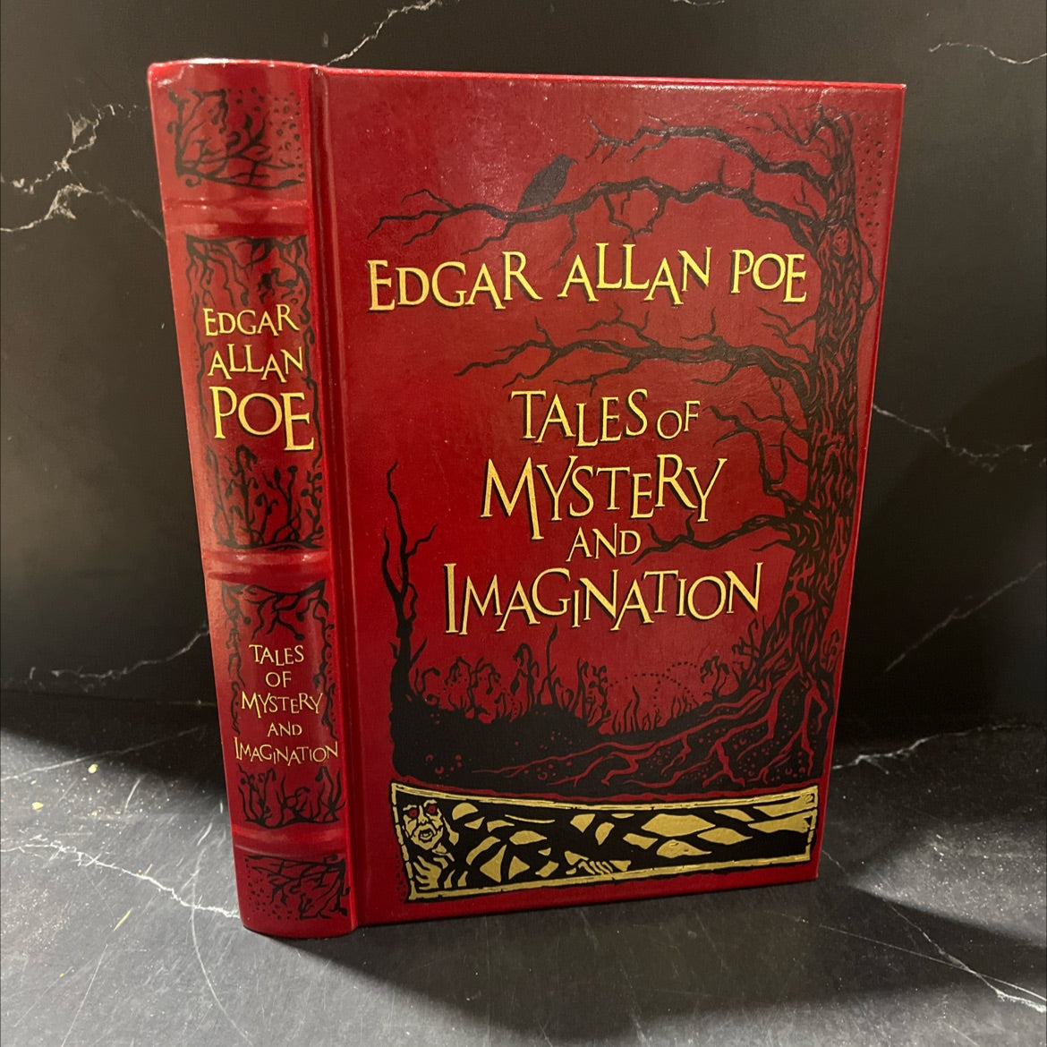 edgar allan poe tales of mystery and imagination book, by edgar allan poe, 2011 Leather image 1