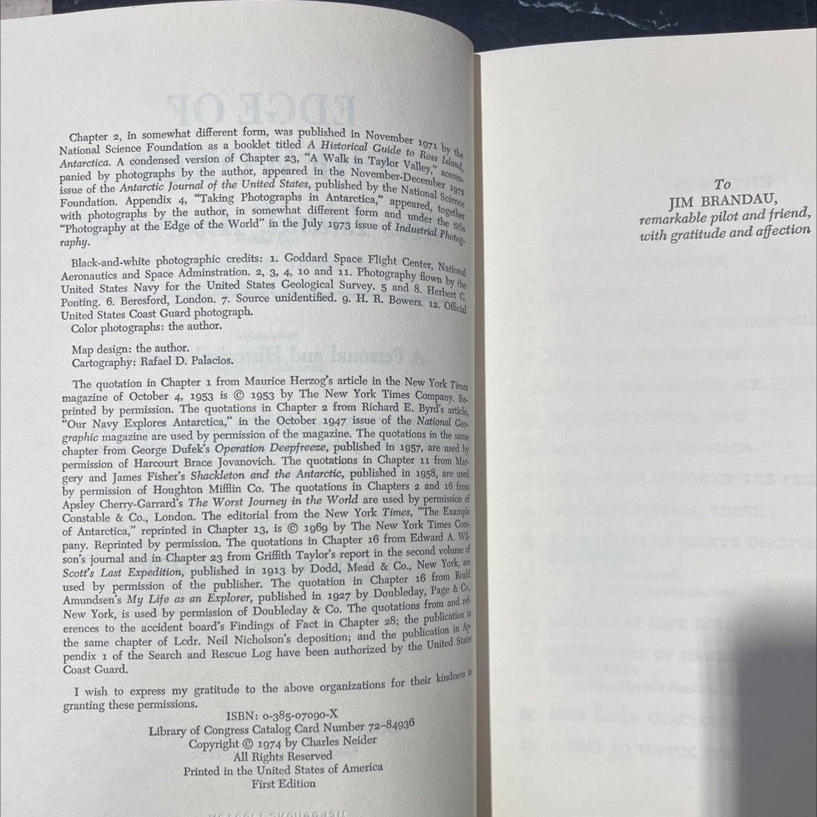 edge of the world ross island, antarctica a personal and historical narrative illustrated with maps, black-and-white image 3