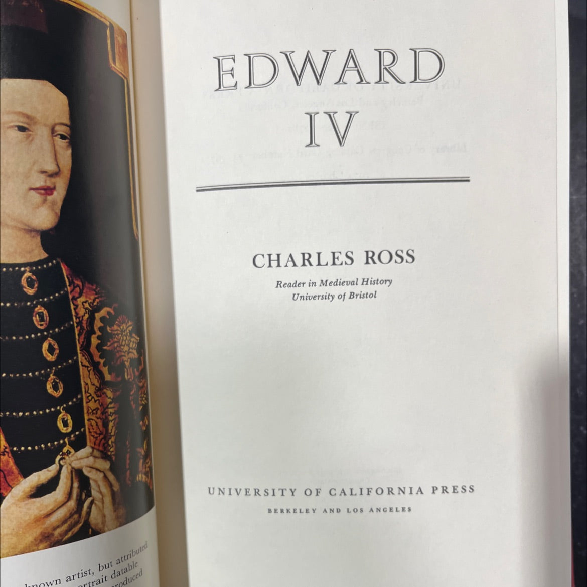 edward iv book, by charles ross, 1974 Hardcover image 2