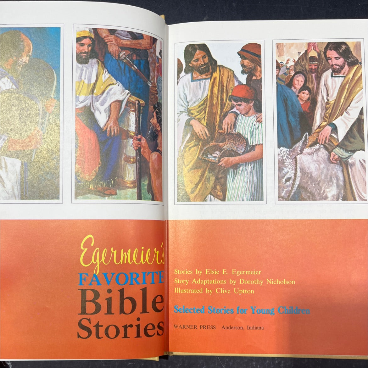 egermeicri stories book, by elsie e. egermeier, 1965 Hardcover image 2