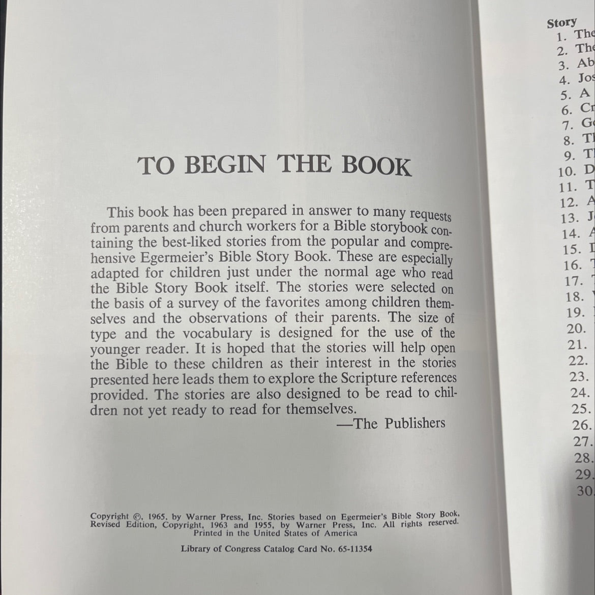 egermeicri stories book, by elsie e. egermeier, 1965 Hardcover image 3