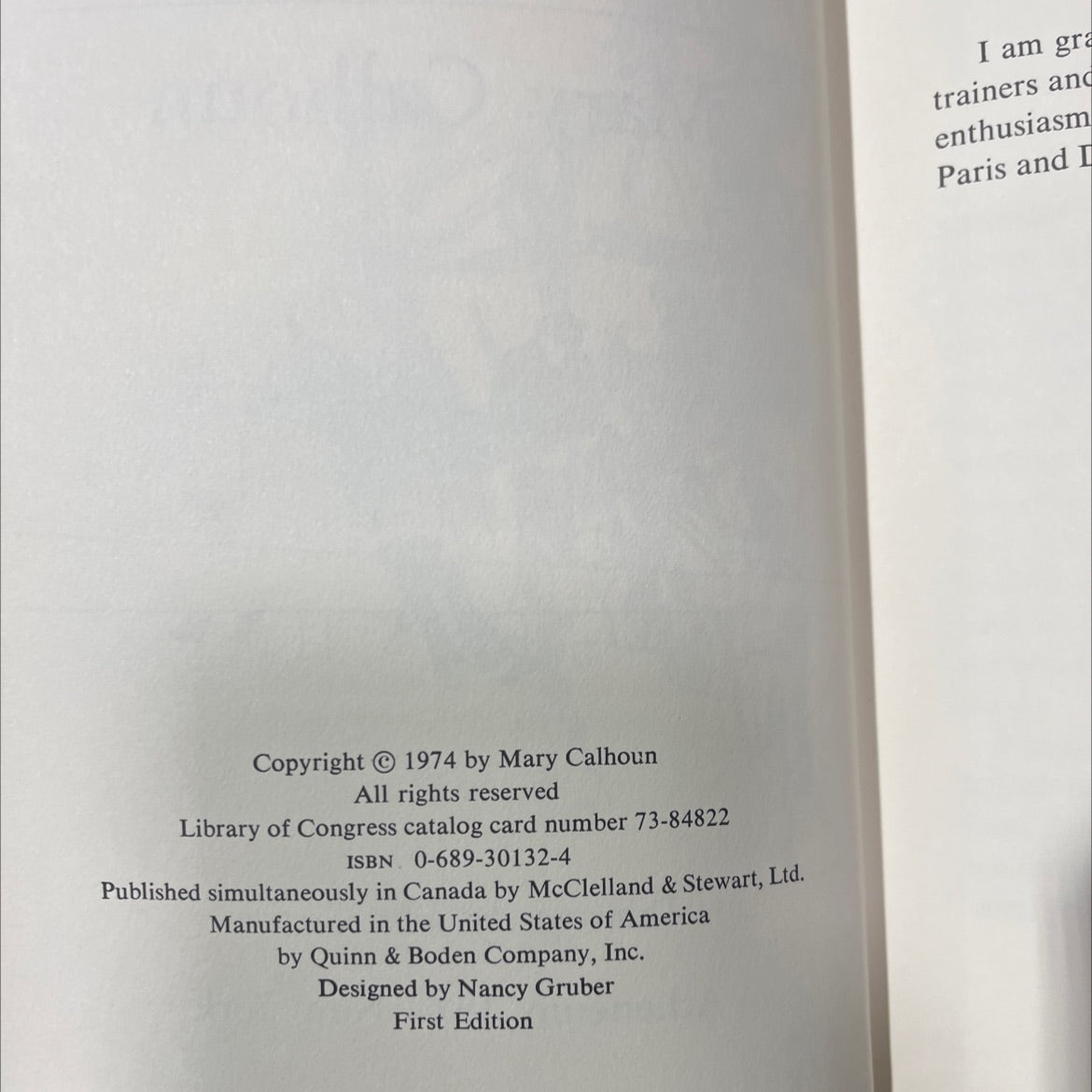 el the horse comes first book, by Mary Calhoun, 1974 Hardcover image 3