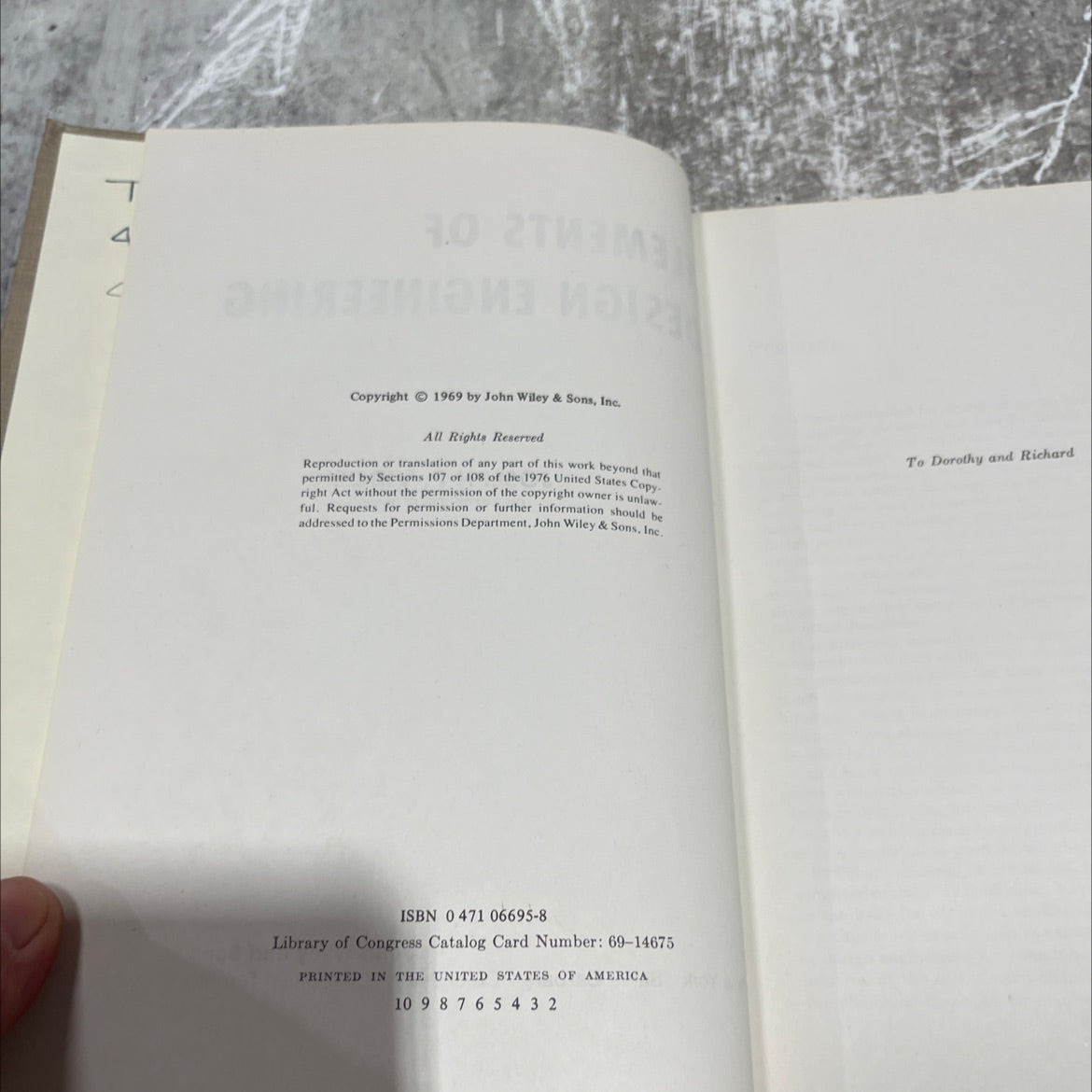 elements of design engineering book, by joseph p. vidosic, 1969 Hardcover image 3