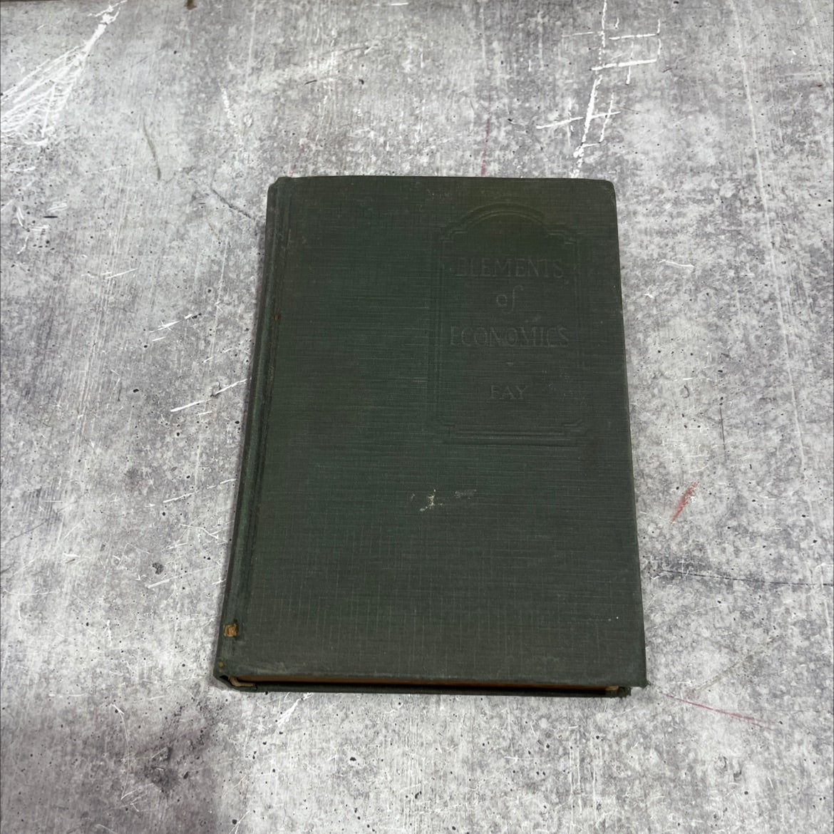 elements of economics book, by charles ralph fay, 1930 Hardcover image 1