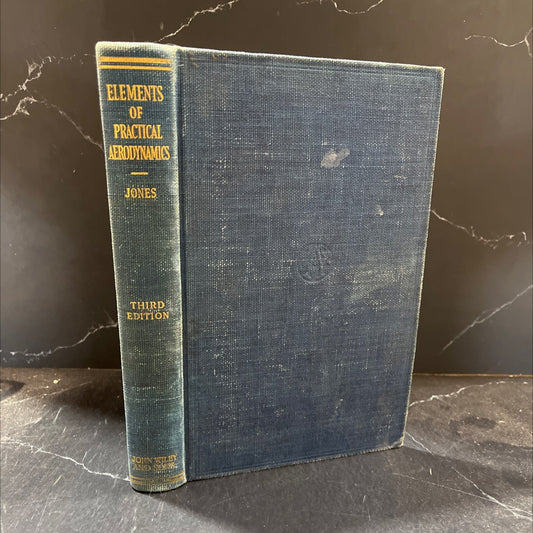 elements of practical aerodynamics book, by bradley jones, 1942 Hardcover image 1