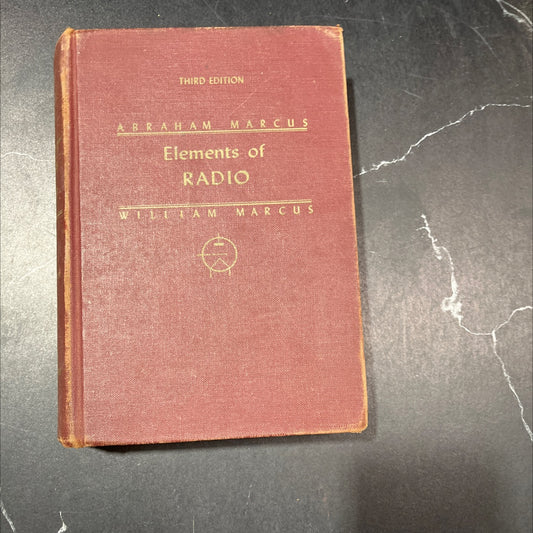 elements of radio book, by abraham marcus and william marcus, 1953 Hardcover image 1