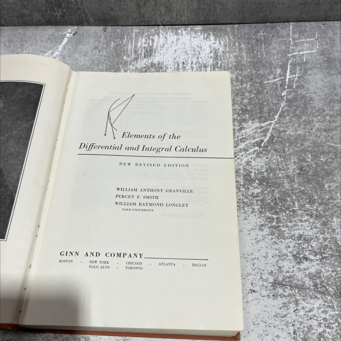 elements of the differential and integral calculus book, by william anthony granville, percey f. smith, william raymond image 2