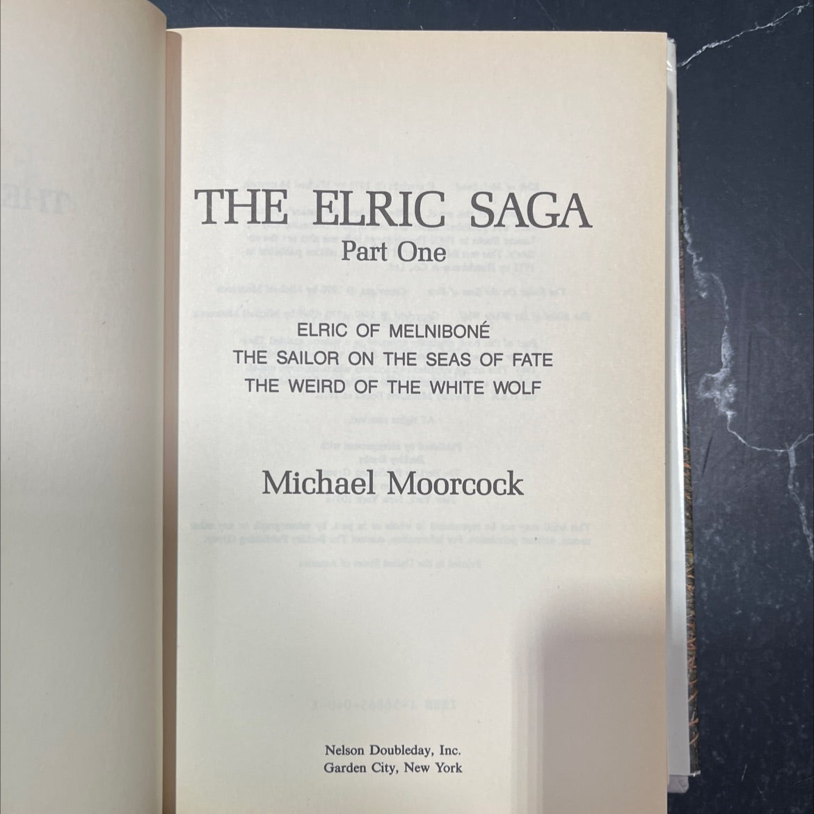 elric of melniboné the sailor on the seas of fate the weird of the white wolf book, by michael moorcock, 1976 Hardcover image 2