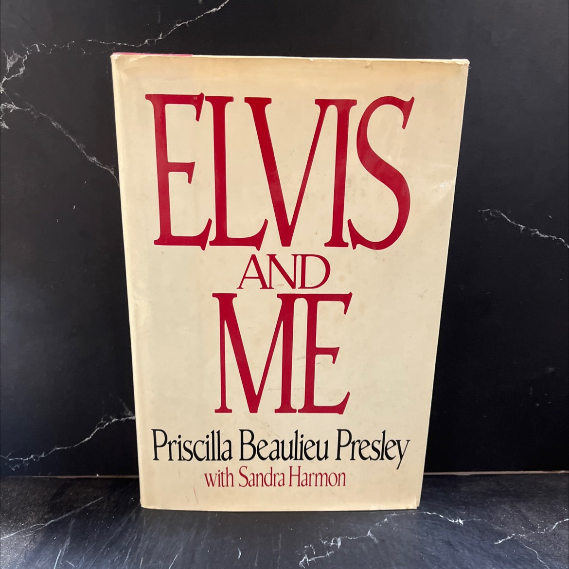 elvis and me book, by Priscilla Beaulieu Presley with Sandra Harmon, 1985 Hardcover image 1