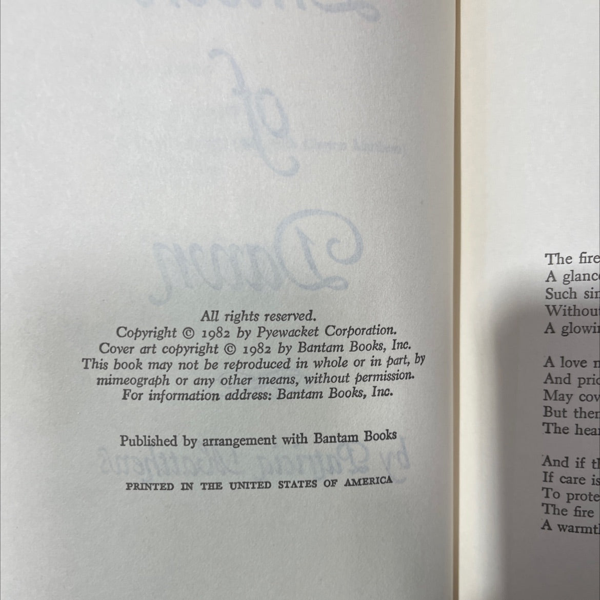 embers of dawn book, by patricia matthews nelson, 1982 Hardcover image 3