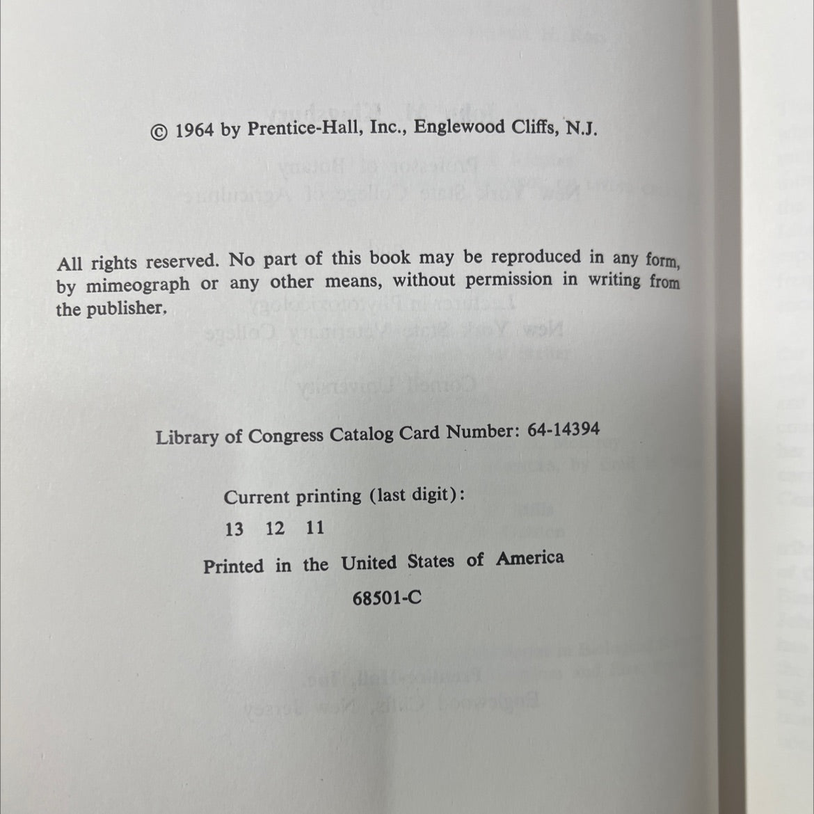 embryology book, by Benjamin H. Willier, Dexter M. Easton, Thomas D. Brock, Samuel H. Boyer IV, 1964 Hardcover image 3