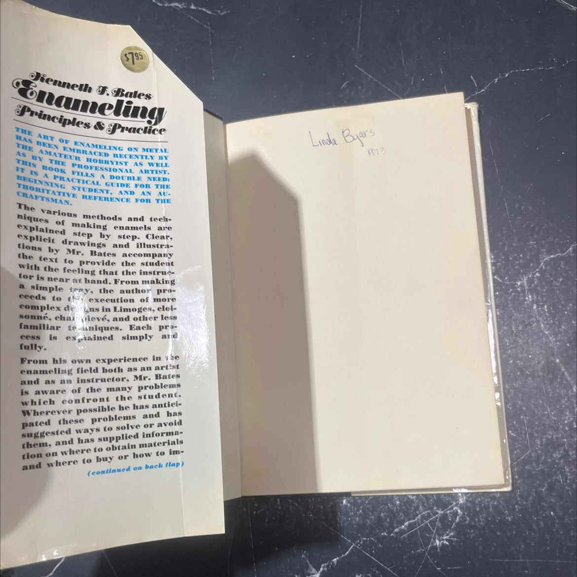 enameling principles and practice book, by kenneth f. bates, 1972 Hardcover image 4