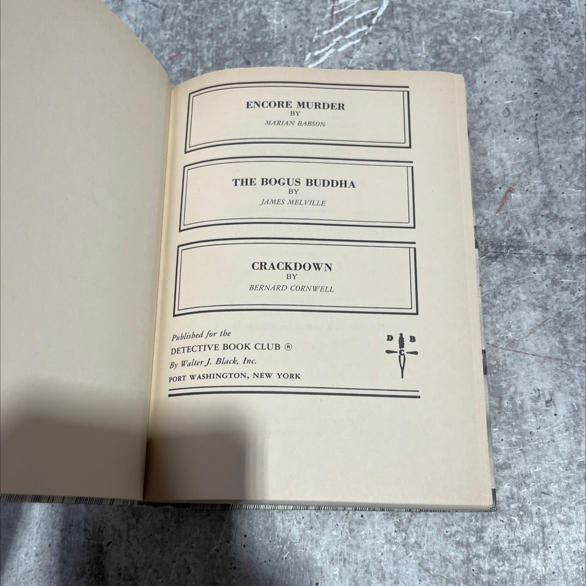 encore murder book, by marian babson, 1989 Hardcover image 2