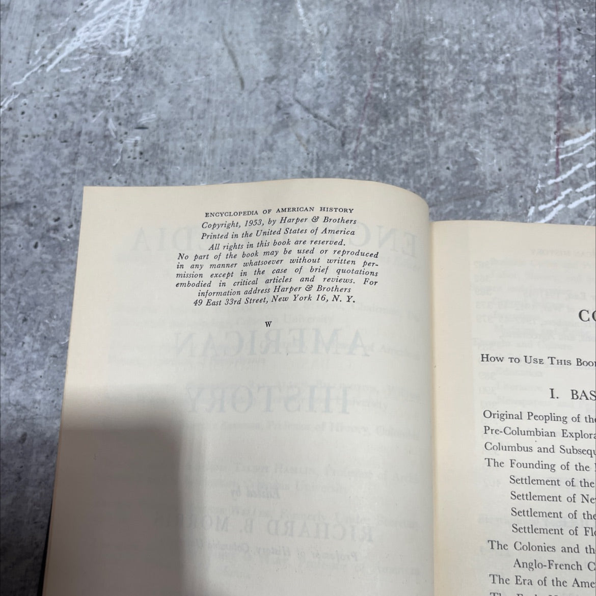 encyclopedia of american history book, by richard b. morris, 1953 Hardcover image 3