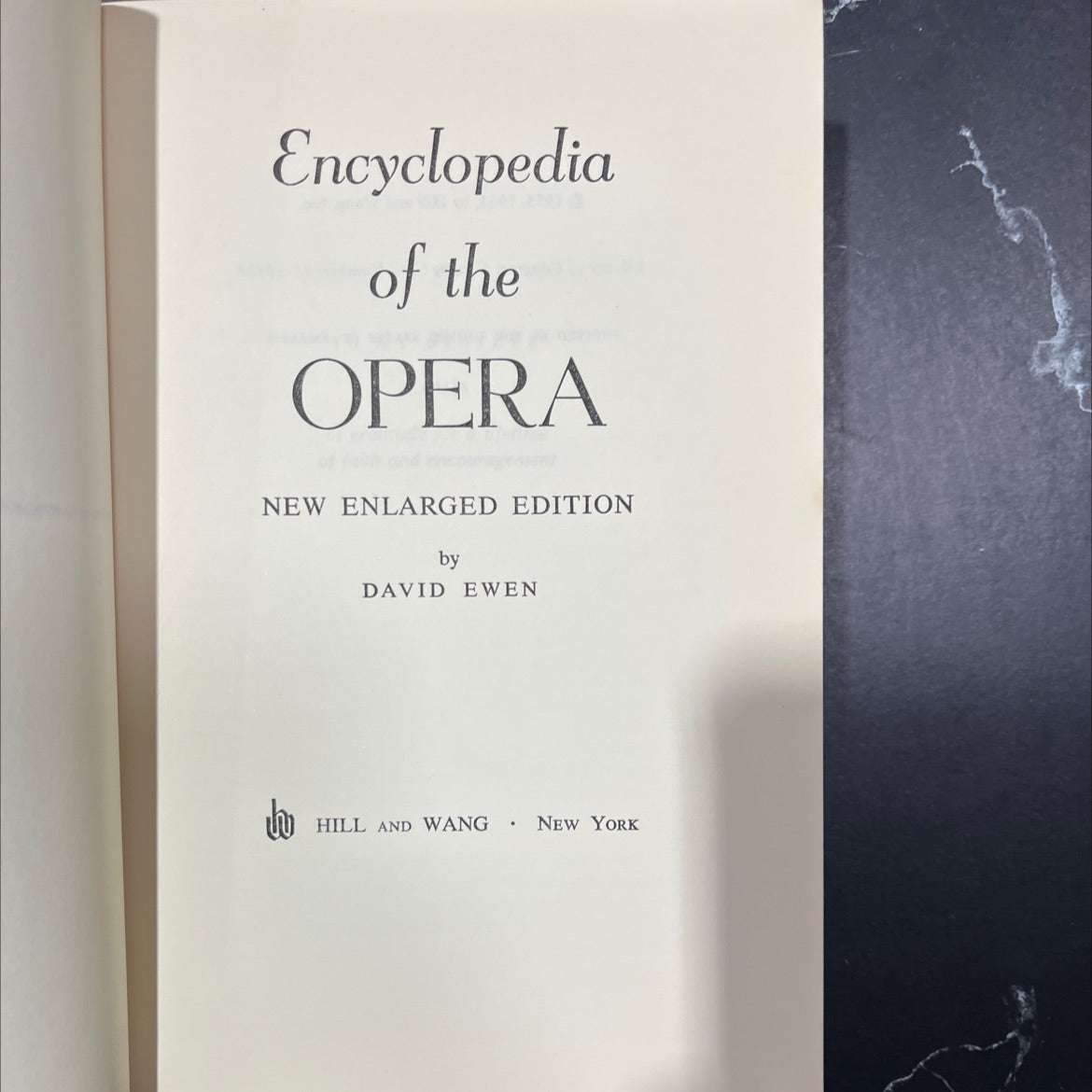 encyclopedia of the opera new enlarged edition book, by david ewen, 1963 Hardcover image 2