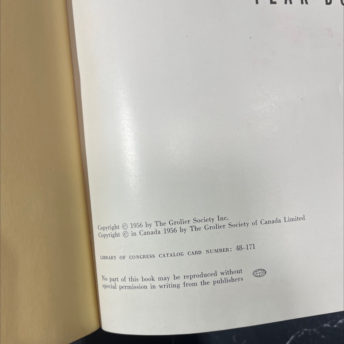 encyclopedia yearbook the story of our time book, by unknown, 1956 Hardcover image 3