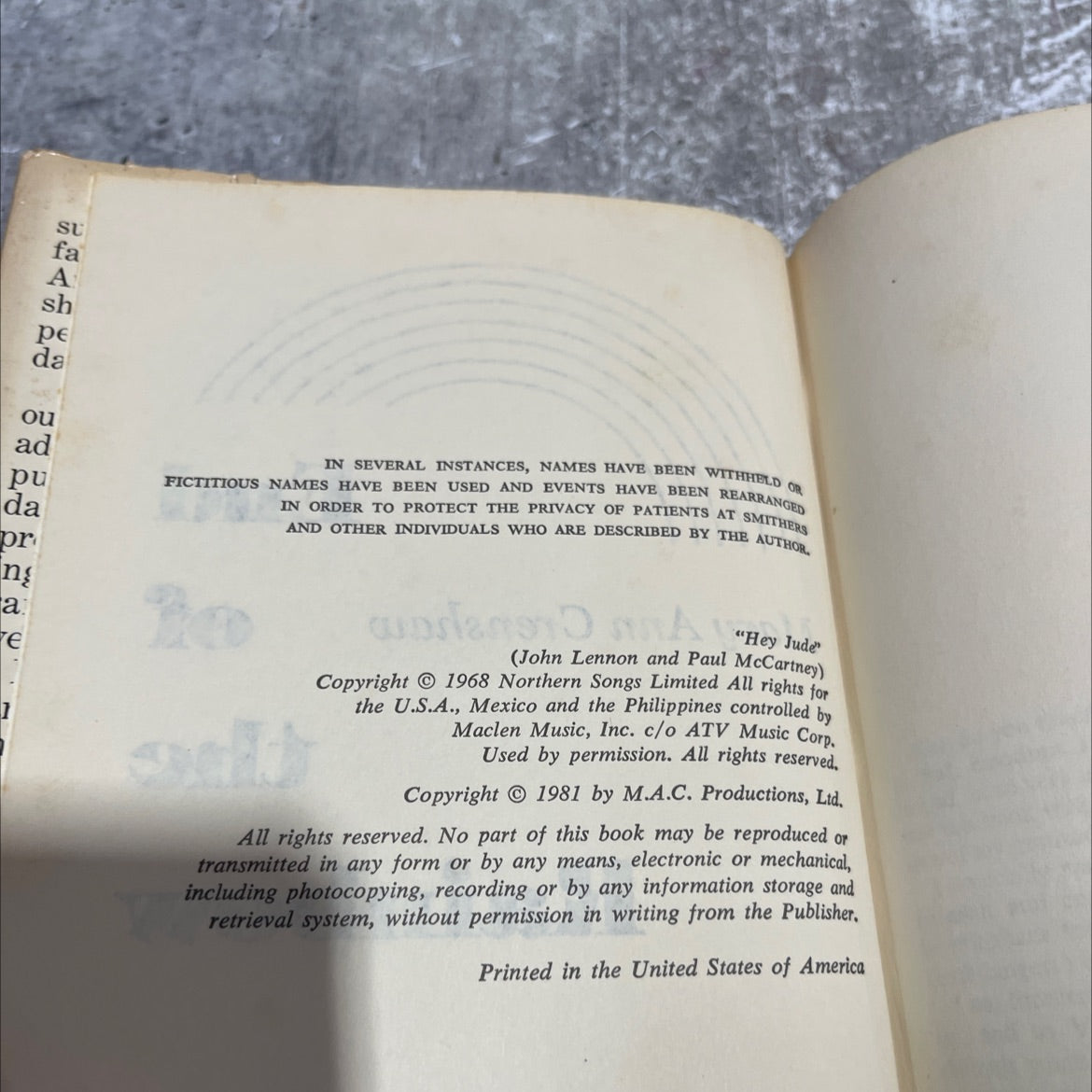 end mary ann crenshaw of the rainbow book, by mary ann crenshaw, 1981 Hardcover image 3