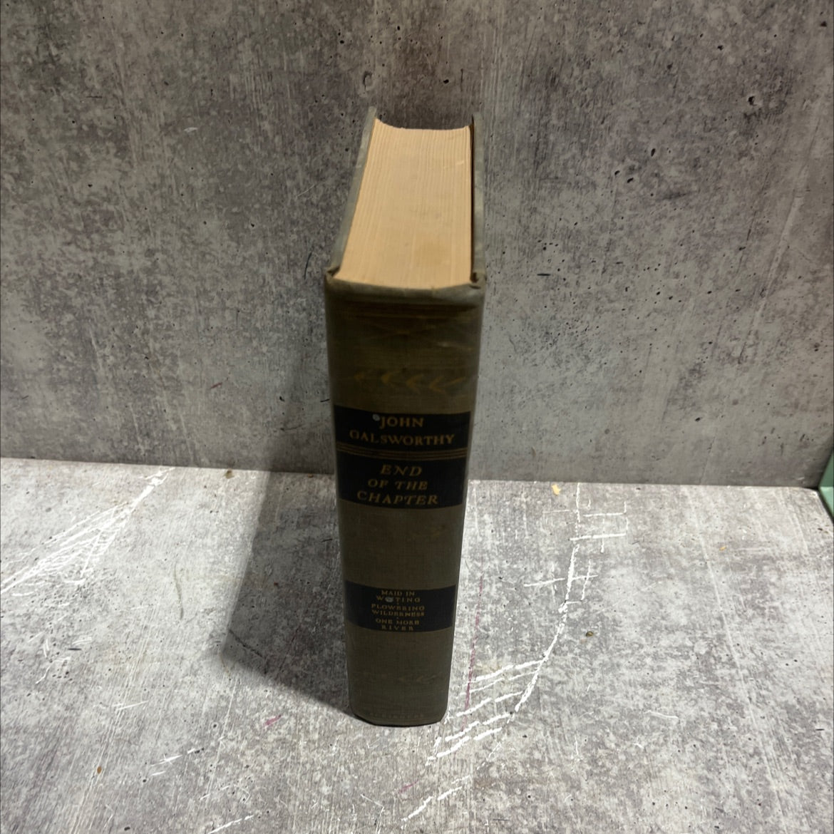 end of the chapter book, by john galsworthy, 1934 Hardcover image 4