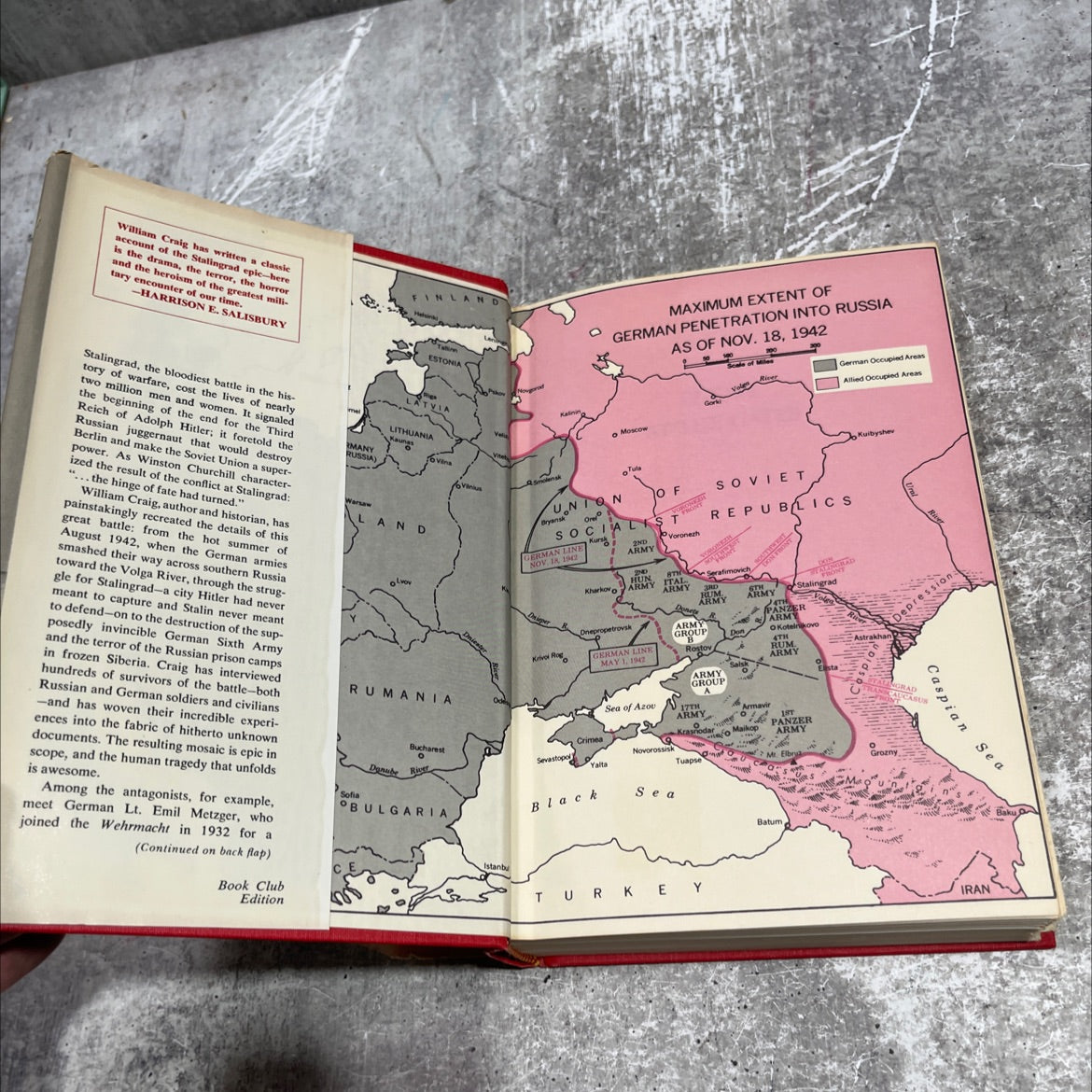 enemy at the gates the battle for stalingrad book, by william craig, 1973 Hardcover image 4