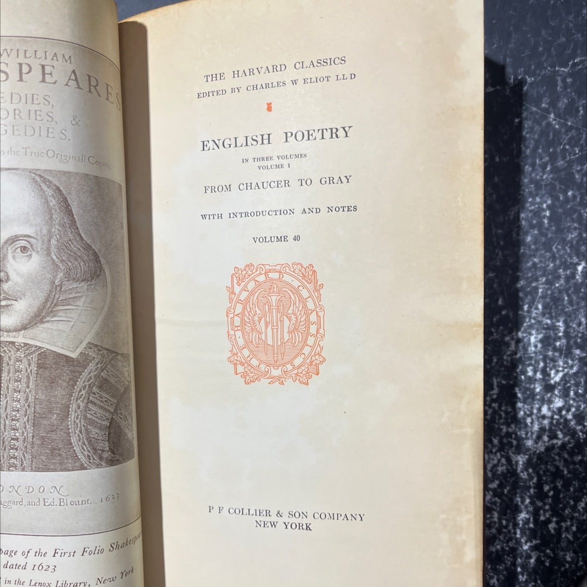 english poetry from chaucer to gray book, by unknown, 1910 Hardcover image 2