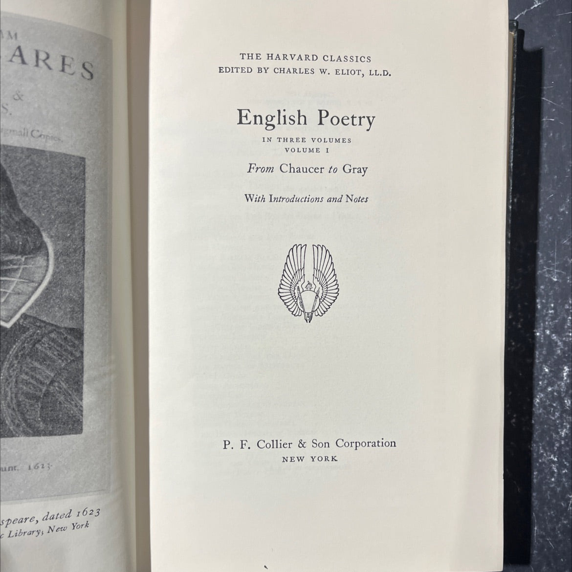english poetry in three volumes volume i from chaucer to gray book, by unknown, 1969 Hardcover image 2