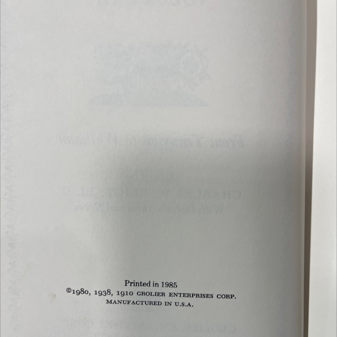english poetry in three volumes volume iii from tennyson to whitman book, by charles w. elliot, 1985 Leather image 3