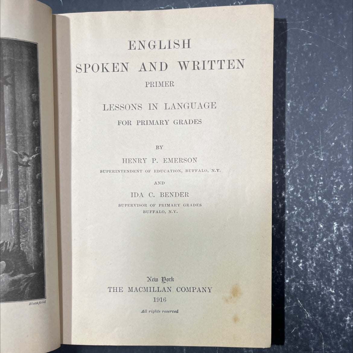 english spoken and written primer lessons in language for primary grades book, by henry p. emerson, ida c. bender, 1916 image 2