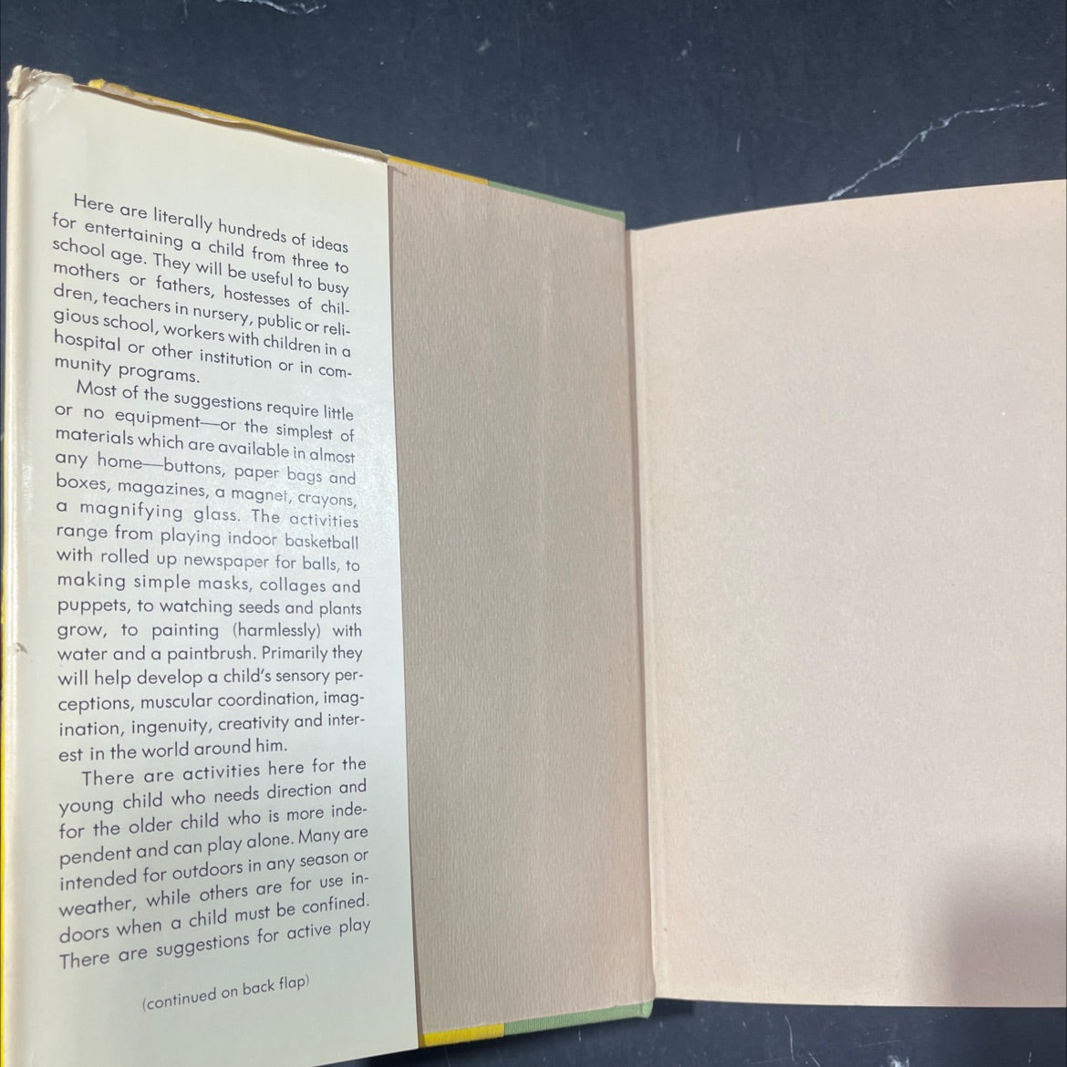 entertaining your child book, by Lucille E. Hein, 1971 Hardcover image 4