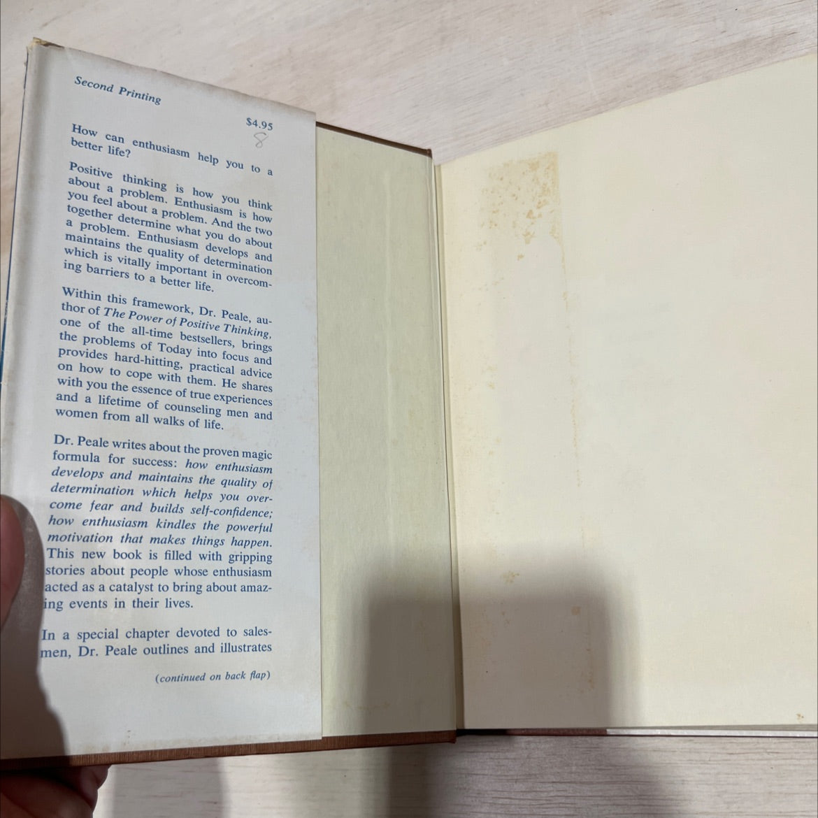 enthusiasm makes the difference book, by norman vincent peale, 1967 Hardcover image 4