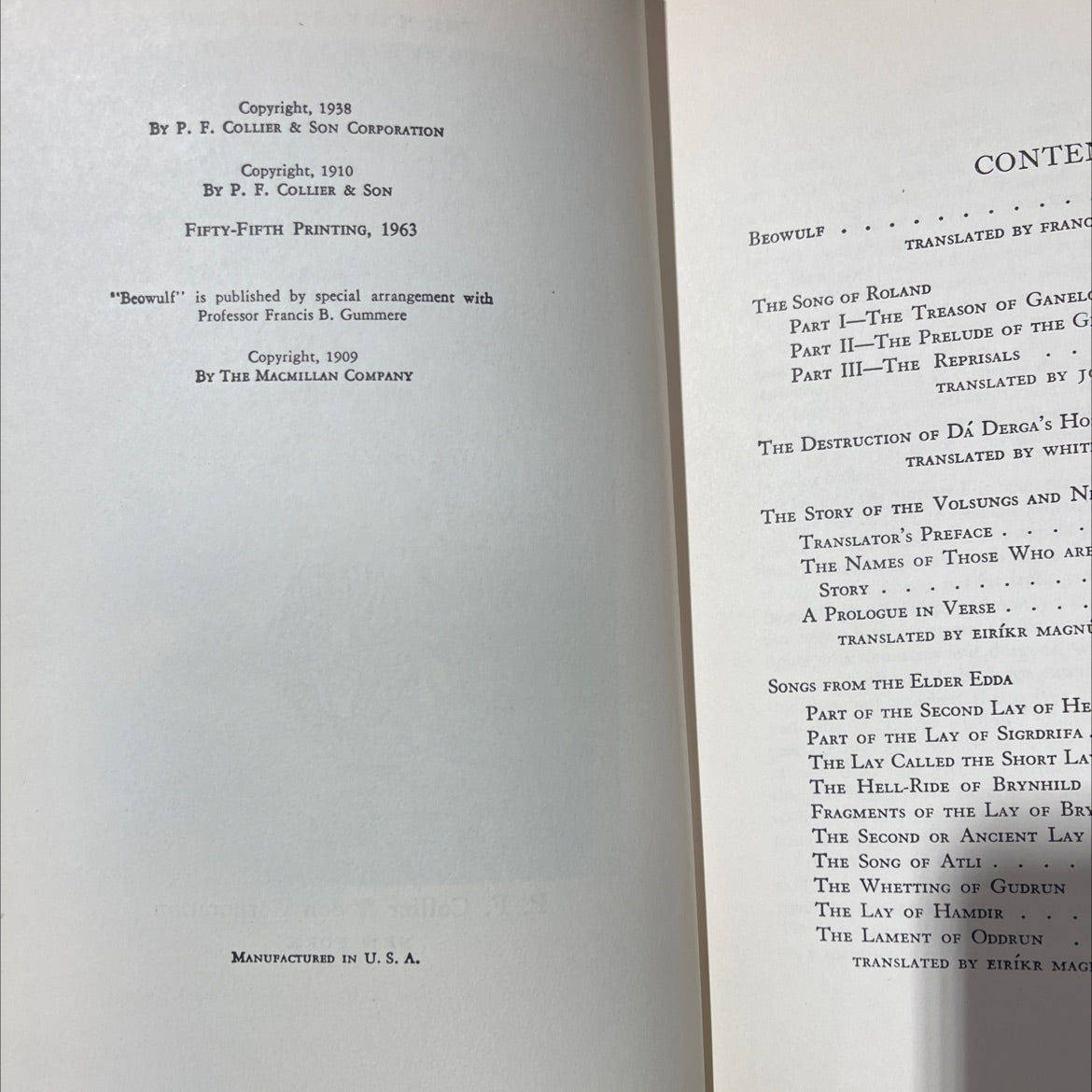 epic and saga beowulf the song of roland the destruction of dá derga's hostel the story of the volsungs and niblungs image 3