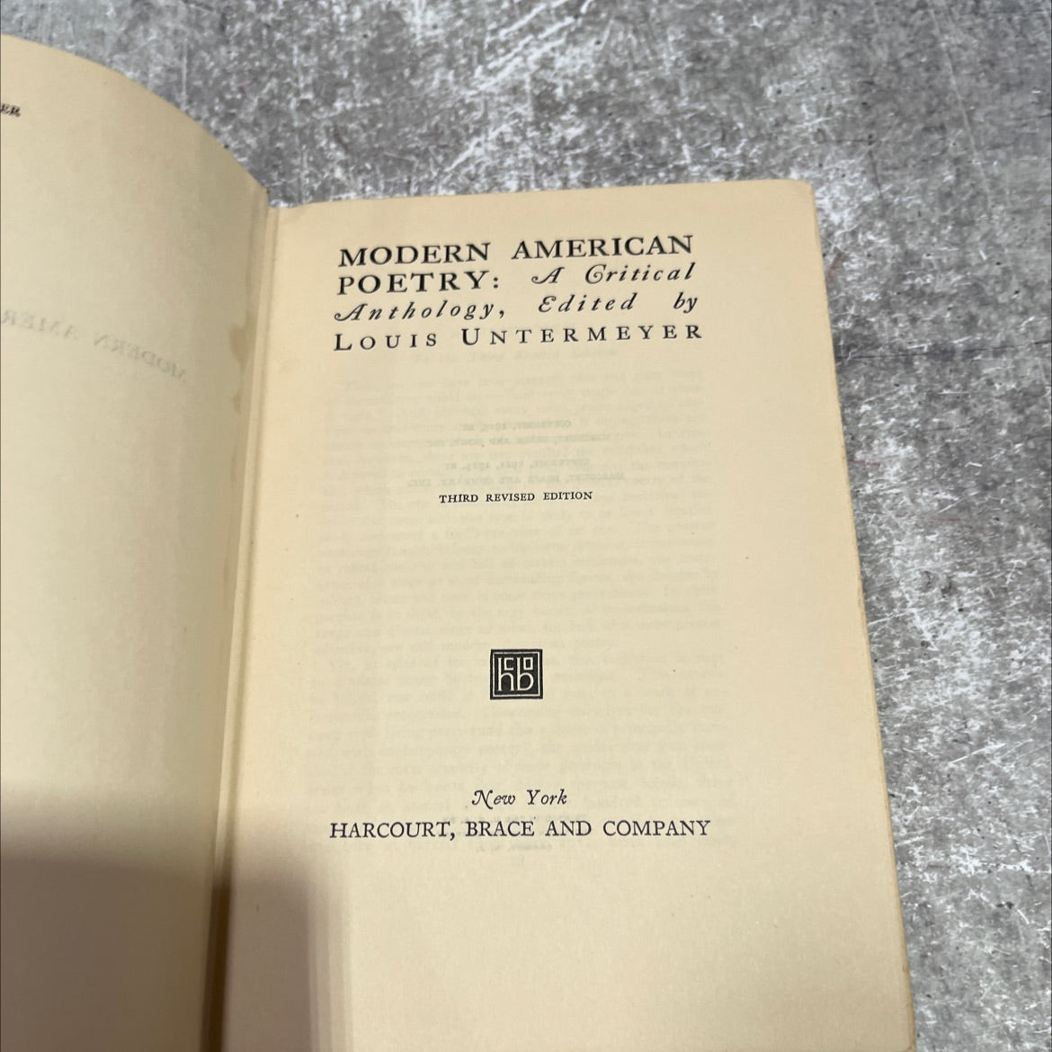 er modern american poetry: anthology, a critical book, by louis untermeyer, 1925 Hardcover image 2