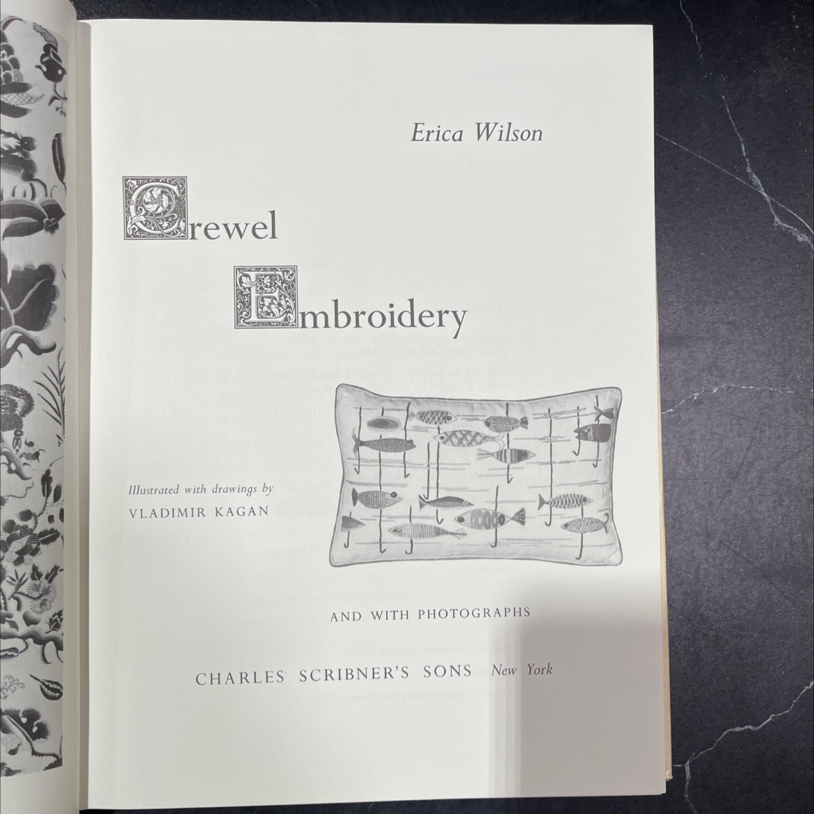 erica wilson rewel embroidery illustrated book, by erica wilson, 1962 Hardcover image 2