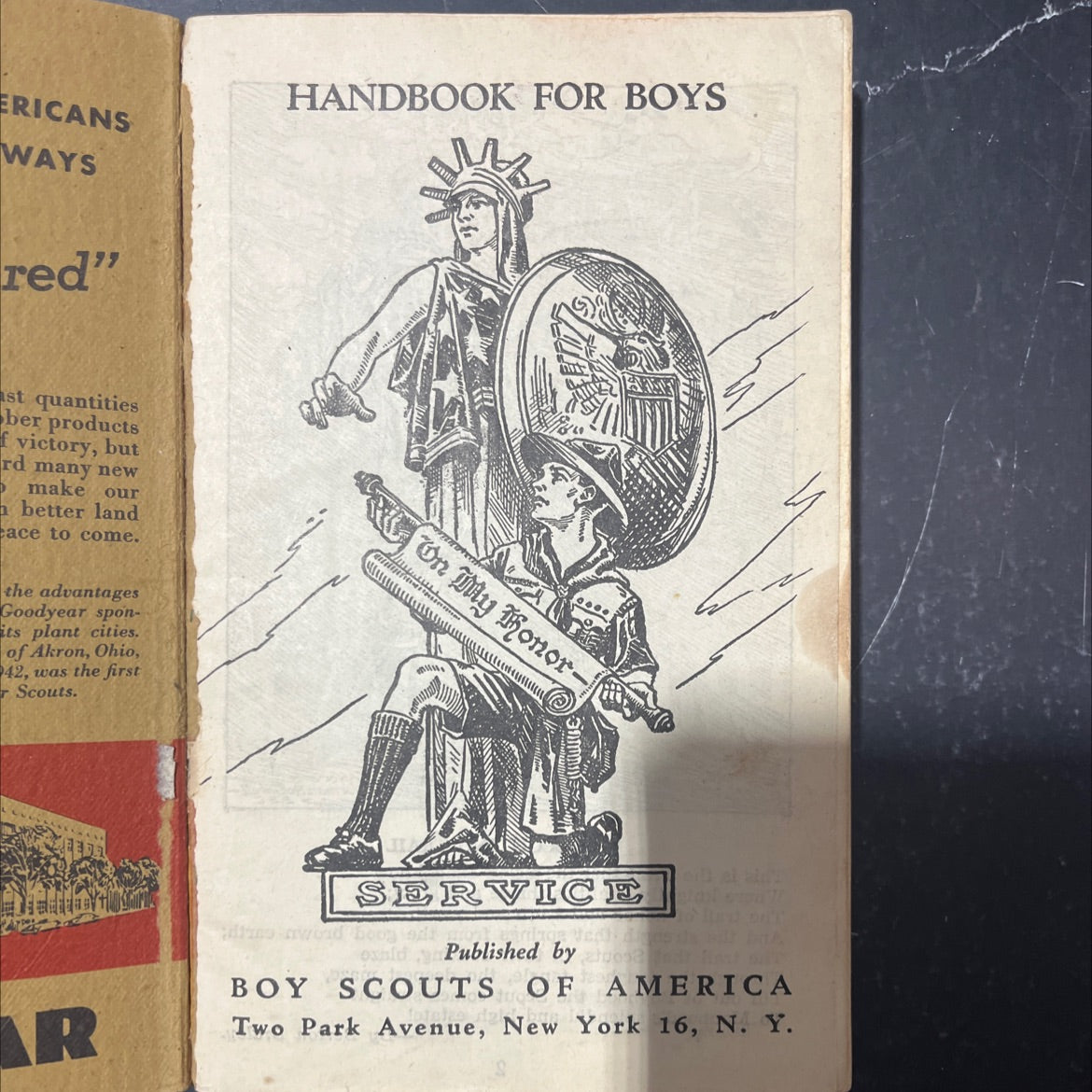 ericans ways handbook for boys book, by boy scouts of america, 1945 Paperback image 2