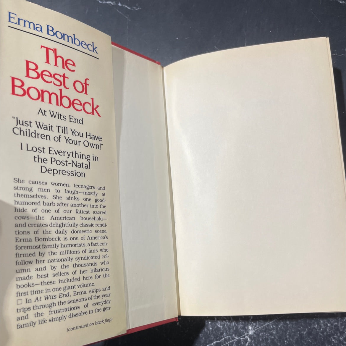 erma bombeck the best of bombeck at wits end \"just wait till you have children of your own!\" i lost everything in the image 4
