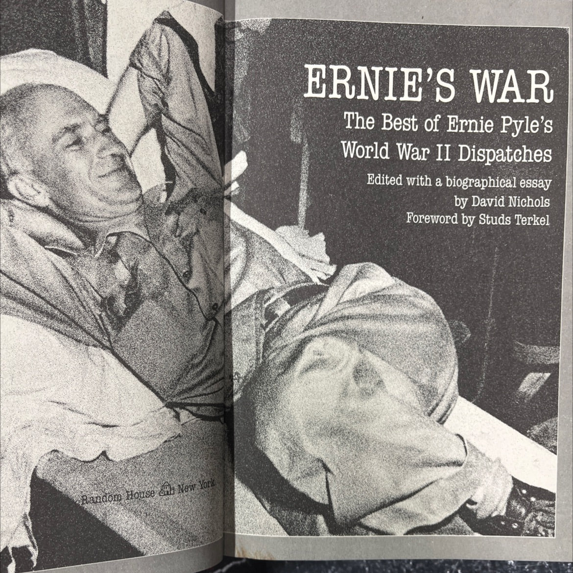 ernie's war book, by ernie pyle, 1986 Hardcover image 2