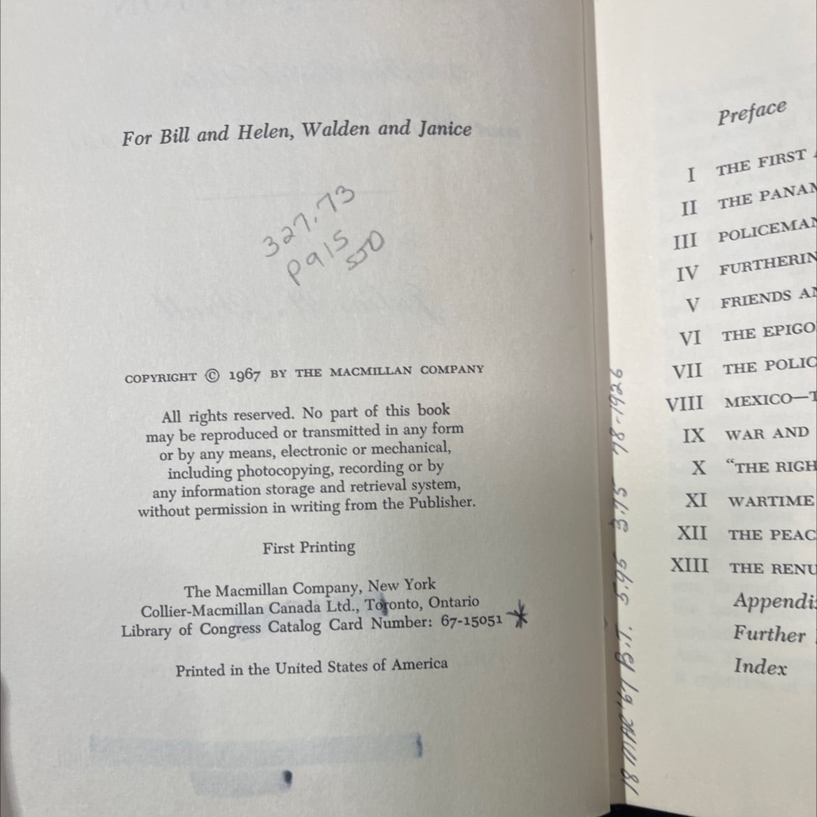 es challenge and rejection the united states and world leadership, 1900-1921 book, by julius w. pratt, 1967 Hardcover image 3